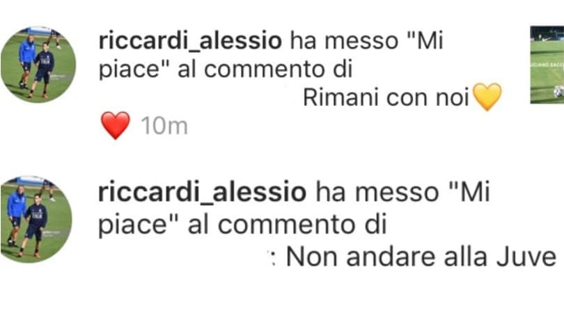 Riccardi-Juve? I tifosi: "Resta alla Roma". E lui mette like