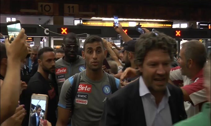 Il Napoli è arrivato a Firenze