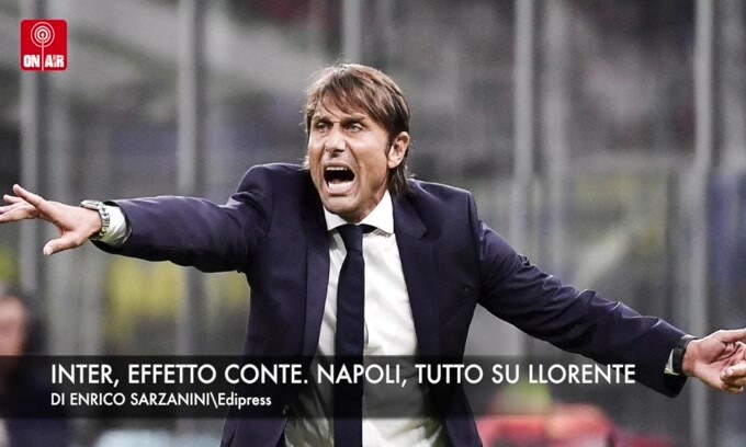 Inter, effetto Conte. Napoli, tutto su Llorente