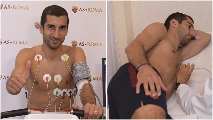 Mkhitaryan alla Roma: le visite mediche