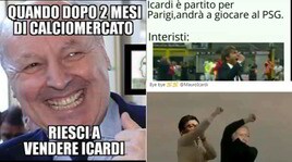 Icardi al Psg, i social si scatenano