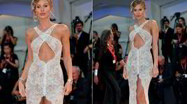 Taylor Mega più sexy che mai: trasparente a Venezia