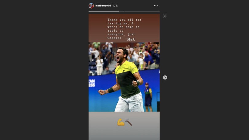 Us Open, Nadal: "Berrettini? Tanti progressi e picchia forte"