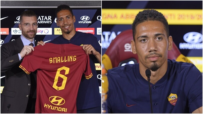 Roma, Smalling si presenta col 6 sulla maglia
