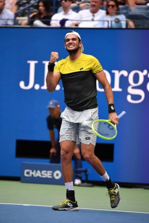Matteo Berrettini con Lotto: agli US Open un'impresa tutta italiana