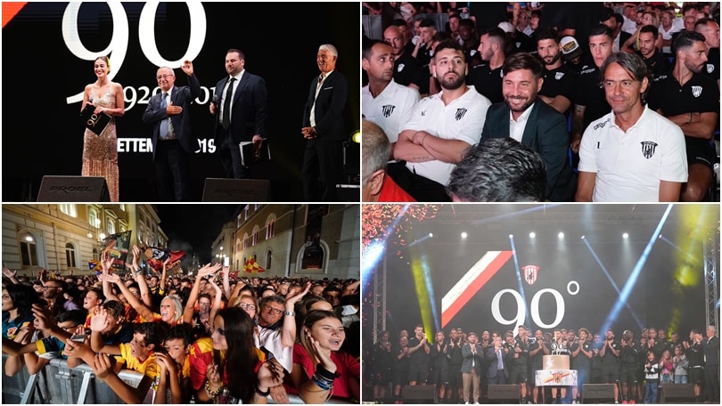 Il Benevento festeggia i 90 anni di storia