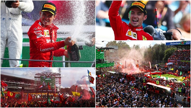 Leclerc super a Monza: che festa sul podio!