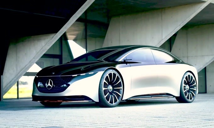 Salone di Francoforte 2019, Mercedes EQS Vision: VIDEO