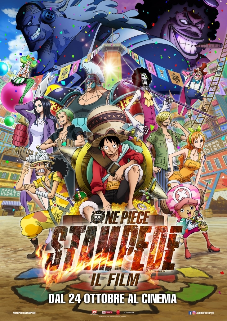 One Piece: Stampede - Il film, guarda il teaser trailer e il poster in anteprima!
