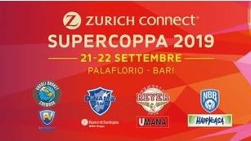 A Bari le finali di Supercoppa di basket