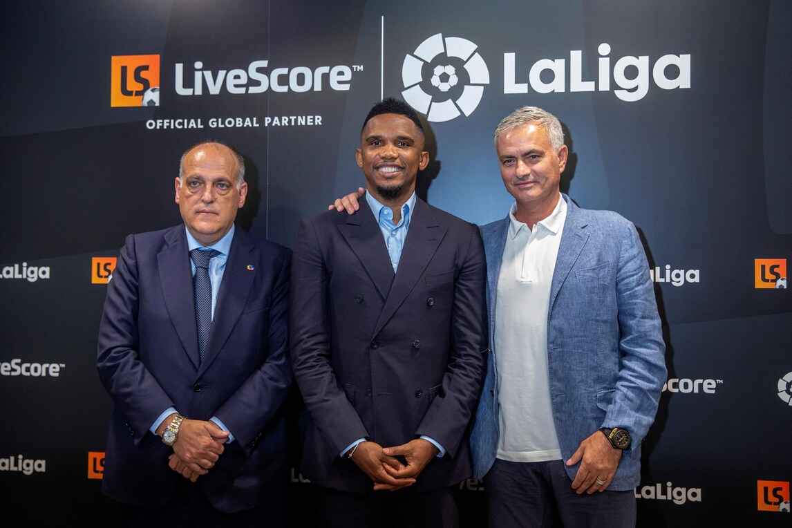 Eto'o: “Mourinho è l'unico che può far vincere lo scudetto alla Roma“