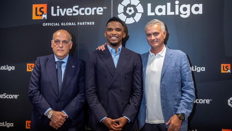 Eto'o: "Mourinho è l'unico che può far vincere lo scudetto alla Roma"