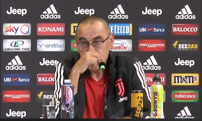 Sarri: "Sempre detto che la Juve era più forte"