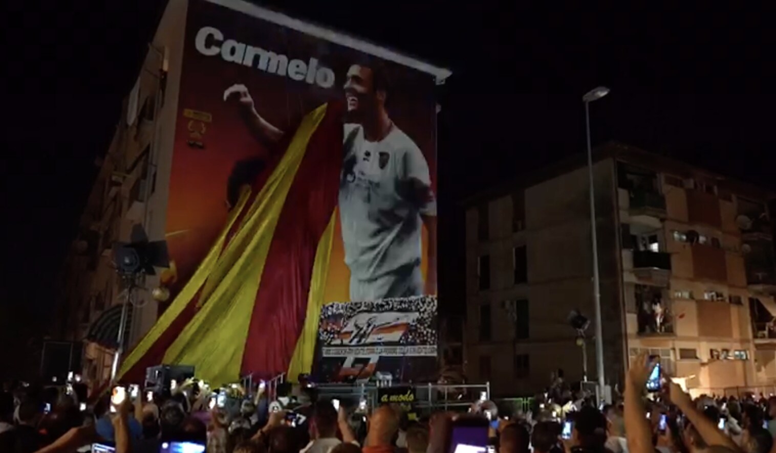 Murales gigante per Imbriani a Benevento