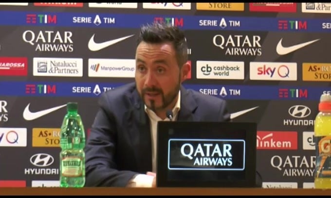 De Zerbi: "Abbiamo agevolato la Roma"