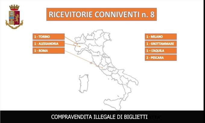 Arresti ultrà Juve, le immagini della polizia