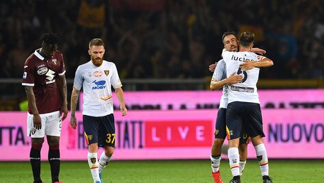 Il Lecce fa festa a Torino: Farias e Mancosu firmano il successo