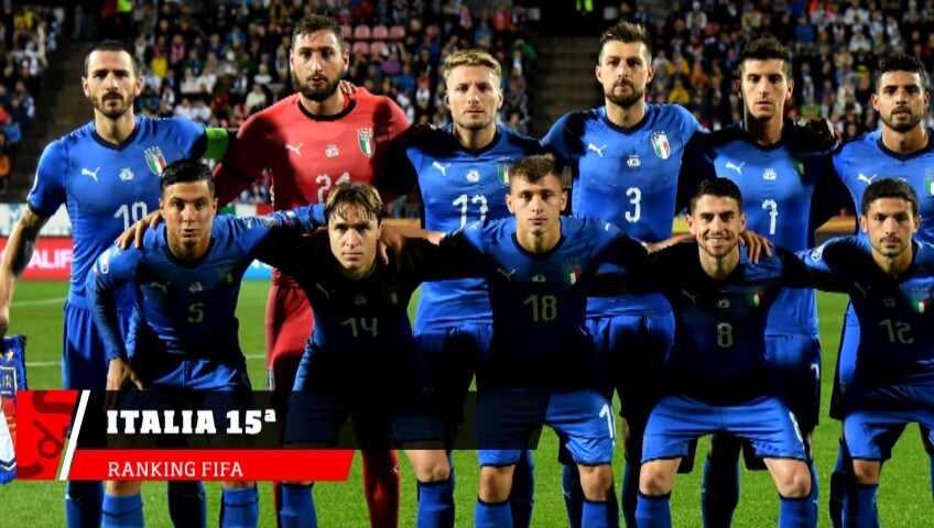 Ranking FIFA, l'Italia sale di una posizione