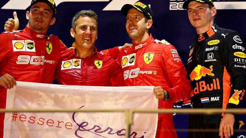 Gp Singapore, Binotto: "Bella doppietta, non era facile"