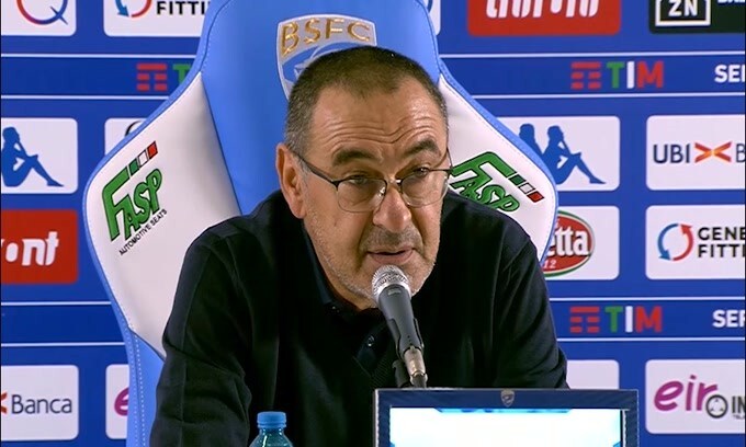 Sarri: "Abbiamo sofferto nella maniera giusta"