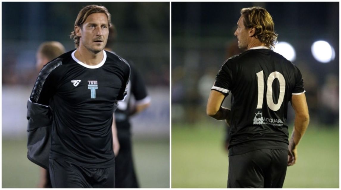 Totti show: perle in campo nel calcio a 8