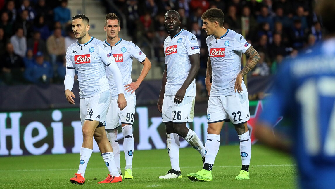 Napoli, due traverse e un palo: ma con il Genk è 0-0