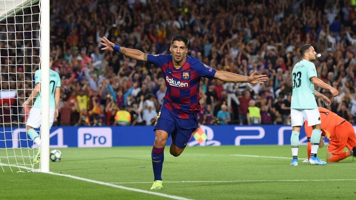 Champions, la doppietta di Suarez stende l'Inter