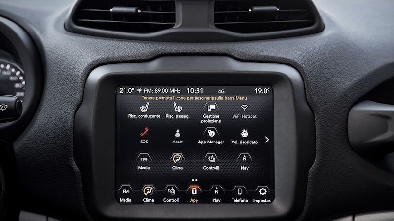 Jeep Renegade 2020, con Uconnect Box sale la connettività