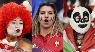 Mondialy di rugby, che spettacolo sugli spalti!