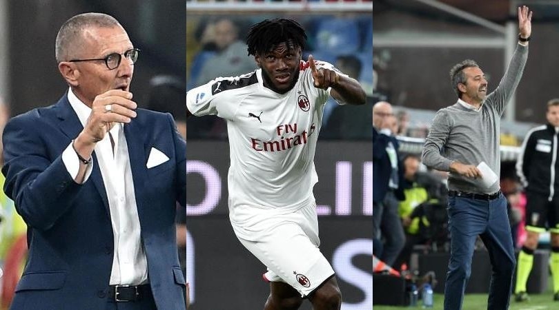 Genoa-Milan 1-2, Giampaolo sorride e Andreazzoli ora trema