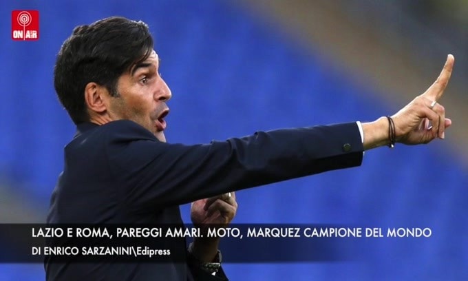 Lazio e Roma, domenica amara. Moto, Marquez campione del mondo
