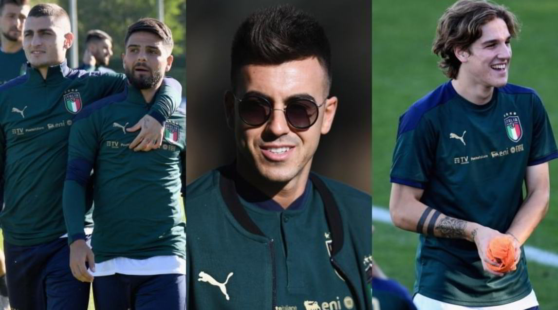 Da Insigne a El Shaarawy, a Zaniolo: quanti sorrisi in Nazionale