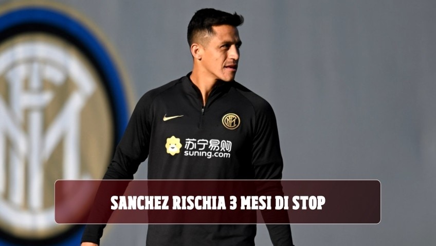 Inter, Sanchez rischia 3 mesi di stop