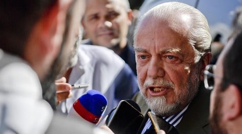Napoli, De Laurentiis a Castel Volturno