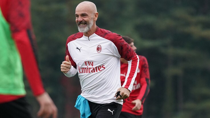 pioli allenamento