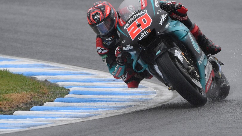 Gp Giappone: Marquez precede Quartararo, Valentino Rossi si ritira