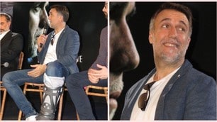 Batistuta a Roma per la presentazione del suo film