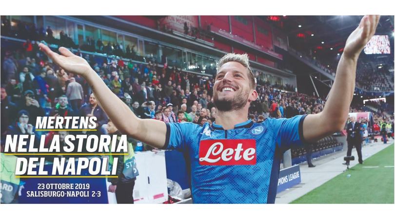 Napoli, speciale su Mertens in edicola