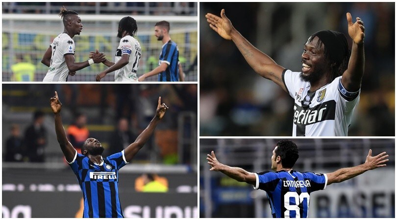 Candreva e Lukaku non bastano all'Inter. Karamoh-Gervinho illudono il Parma