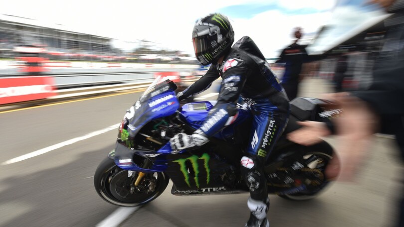 Gp Australia: Vinales domina anche il warm up, Valentino Rossi 11°