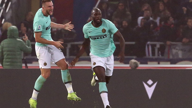 Lukaku trascina l'Inter. Soriano illude il Bologna