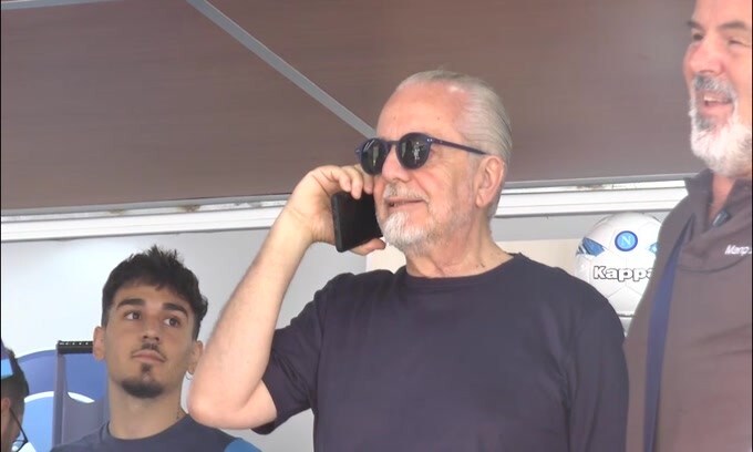 Il Napoli in ritiro