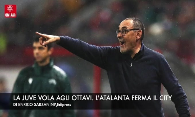 La Juve vola agli ottavi. L'Atalanta ferma il City