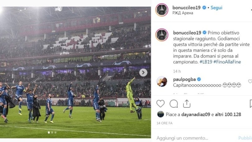 Pogba greets Bonucci on Instagram and the fans go wild: "Come back to Juventus"