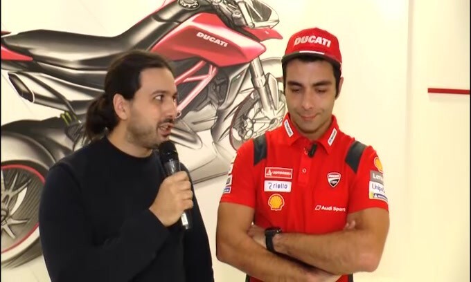 Danilo Petrucci intervistato al salone dell'EICMA