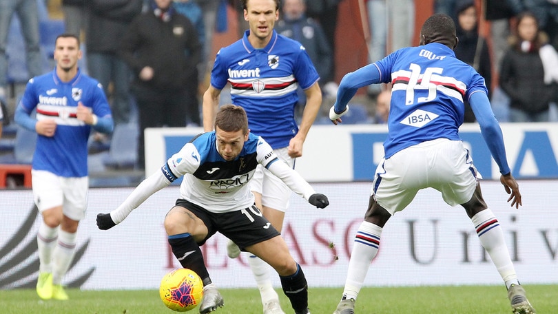 L'Atalanta frena con la Samp, sorridono Lazio e Roma