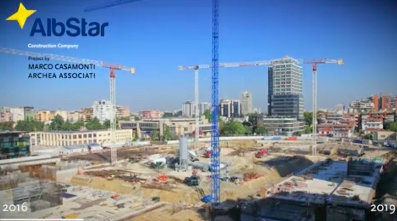 Nuovo Stadio Nazionale dell’Albania a Tirana, il timelapse della costruzione