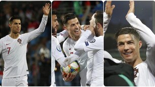 Ronaldo fa 99 gol in nazionale: che festa con il suo Portogallo!
