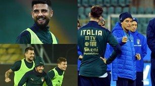 Italia, sorrisi e concentrazione sul prato del Barbera di Palermo