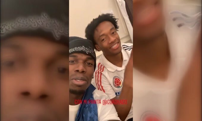 Pogba e Cuadrado insieme su Instagram